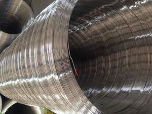   Alambre ovalado, con revestimiento de zinc  