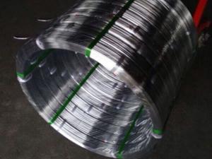   Alambre ovalado, con revestimiento de zinc  