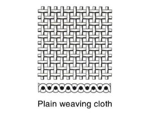 Malla de alambre de tejido plano