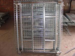 Contenedor de malla plegable