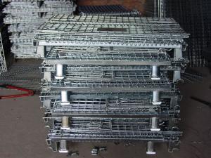 Contenedor de malla plegable