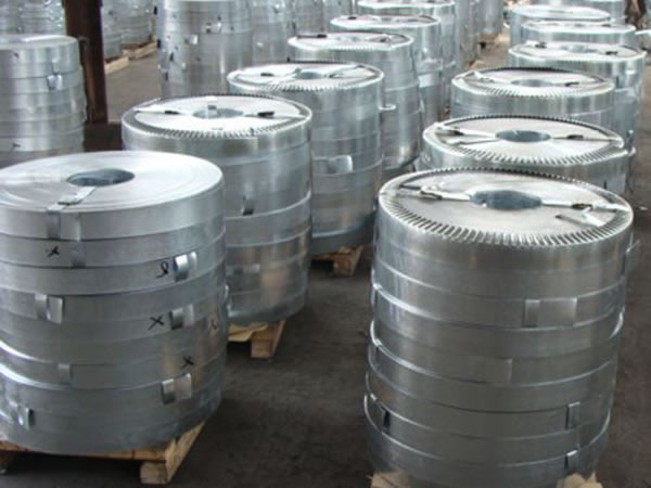  Bandas de acero galvanizadas 