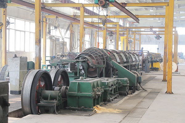 Línea de producción de cable de acero y acero