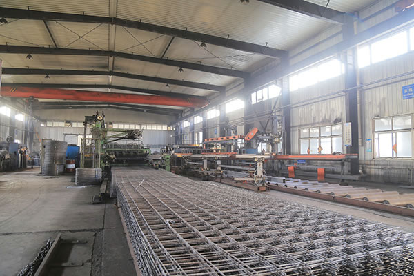 Línea de producción de mallas de acero